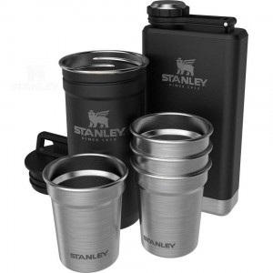 Stanley Adventure Pre-Party Shot Glass + Flask Set Barware | Australia S1821