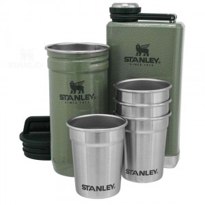 Stanley Adventure Pre-Party Shot Glass + Flask Set Barware | Australia S1438